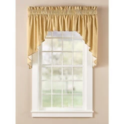 Deals 🧨 Vermont Country Store Carolyn's Colorful Lined Rod Pocket 3-Piece Swag Set Slate 🧨 -Cheap Curtains Store unnamed file 1877