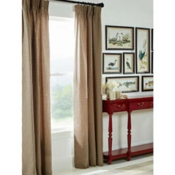 Buy 👏 Vermont Country Store Colebrook Check Lined 58 Inch Pinch Pleat Curtains Natural ✔️ -Cheap Curtains Store unnamed file 189