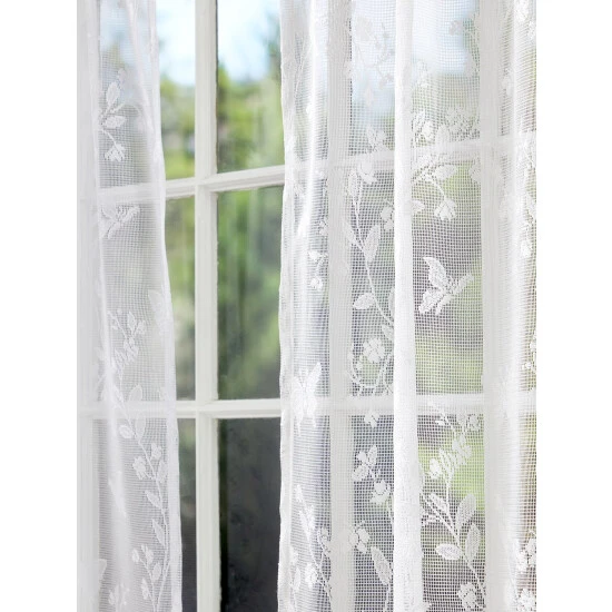 Best Sale π Vermont Country Store Butterfly Garden Lace Rod Pocket Ruffled Valance Ivory π 5 Best Sale π Vermont Country Store Butterfly Garden Lace Rod Pocket Ruffled Valance Ivory π - Image 5