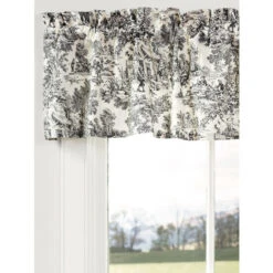Cheap 🧨 Vermont Country Store Essex Toile Rod Pocket Tailored Valance 🥰 -Cheap Curtains Store unnamed file 1954
