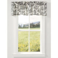 Cheap 🧨 Vermont Country Store Essex Toile Rod Pocket Tailored Valance 🥰 -Cheap Curtains Store unnamed file 1955