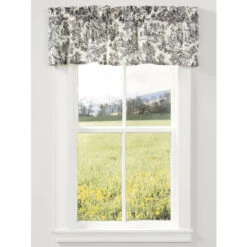 Cheap 🧨 Vermont Country Store Essex Toile Rod Pocket Tailored Valance 🥰 -Cheap Curtains Store unnamed file 1957