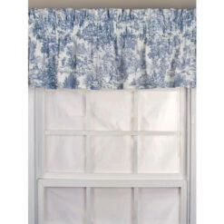 Cheap 🧨 Vermont Country Store Essex Toile Rod Pocket Tailored Valance 🥰 -Cheap Curtains Store unnamed file 1958