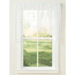 Cheap 🛒 Vermont Country Store Birdsong Lace Rod Pocket Swag Pair Cafe 🛒 -Cheap Curtains Store unnamed file 1969