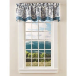 Buy ⌛ Vermont Country Store Essex Toile Rod Pocket Bradford Valance Black 🤩 -Cheap Curtains Store unnamed file 1981