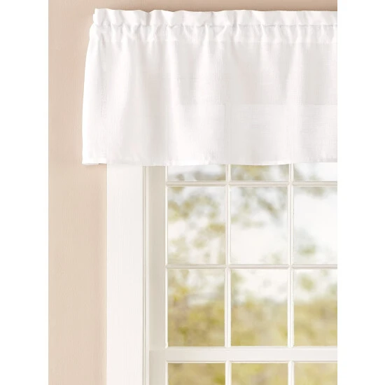 Best deal π Vermont Country Store Sheer Linen Rod Pocket Tailored Valance White βοΈ 2 Best deal π Vermont Country Store Sheer Linen Rod Pocket Tailored Valance White βοΈ - Image 2