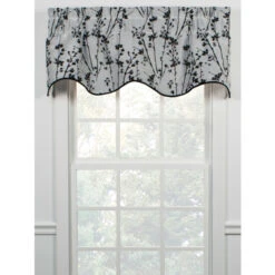 Coupon 🎁 Vermont Country Store Shimmery Scenic Silhouettes Lined Rod Pocket Scalloped Valance Chrome Gray 💯 -Cheap Curtains Store unnamed file 2032