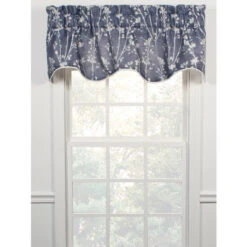 Coupon 🎁 Vermont Country Store Shimmery Scenic Silhouettes Lined Rod Pocket Scalloped Valance Chrome Gray 💯 -Cheap Curtains Store unnamed file 2033