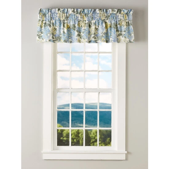 Budget βοΈ Vermont Country Store Blooming Hydrangea Rod Pocket Insert Valance Blue π 3 Budget βοΈ Vermont Country Store Blooming Hydrangea Rod Pocket Insert Valance Blue π - Image 3