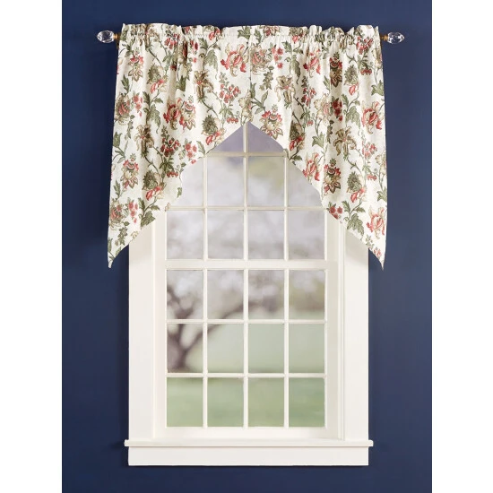 Best Pirce ๐ฅ Vermont Country Store Jacobean Garden Rod Pocket Swag Pair Red Floral ๐ 3 Best Pirce ๐ฅ Vermont Country Store Jacobean Garden Rod Pocket Swag Pair Red Floral ๐ - Image 3