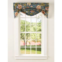 Best Pirce ⭐ Vermont Country Store Hatfield Floral Lined Rod Pocket Tuck Valance Gray ❤️ -Cheap Curtains Store unnamed file 2052