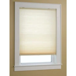 New 🛒 Vermont Country Store Honeycomb Cellular Pleated Light-Filtering Cordless Shade Natural 🌟
