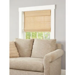 Outlet 🤩 Vermont Country Store Champlain Bay Cordless Bamboo Roman Shade White ✔️