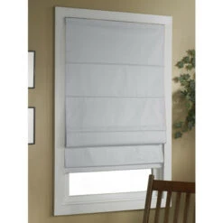 Brand new ✨ Vermont Country Store Smooth Cotton-Blend Thermal Blackout Cordless Roman Shade Ivory ✨ -Cheap Curtains Store unnamed file 2137