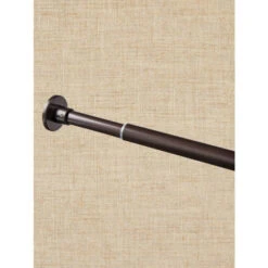 Promo 🔔 Vermont Country Store Indoor/Outdoor Stainless Steel Tension Curtain Rod, 3/4 Inch Brushed Nickel 👏