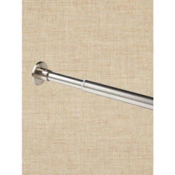 Promo 🔔 Vermont Country Store Indoor/Outdoor Stainless Steel Tension Curtain Rod, 3/4 Inch Brushed Nickel 👏 -Cheap Curtains Store unnamed file 2166