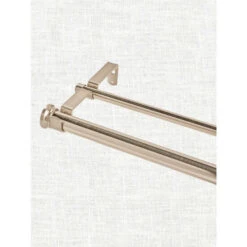 Coupon 🔥 Vermont Country Store Flat Finial Double Curtain Rod, 1 Inch And 5/8 Inch Brushed Nickel ✔️ -Cheap Curtains Store unnamed file 2183