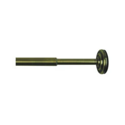 Outlet ❤️ Vermont Country Store Mini Tension Rod, 1/2 Inch Antique Brass 👍