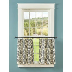 Deals ⭐ Vermont Country Store Country Floral Rod Pocket Tiers Black 💯 -Cheap Curtains Store unnamed file 257