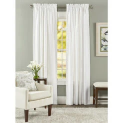 Coupon 🎁 Vermont Country Store Soft Linen Rod Pocket Curtains White 🔥 -Cheap Curtains Store unnamed file 263