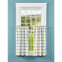 Best reviews of 💯 Vermont Country Store Windowpane Plaid Rod Pocket Tiers Red 🛒 -Cheap Curtains Store unnamed file 337
