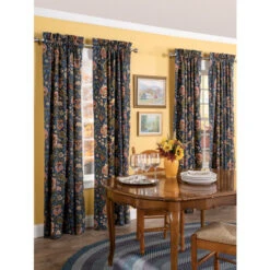 Discount ❤️ Vermont Country Store Insulated Curtain Tieback Pair Navy ⭐ -Cheap Curtains Store unnamed file 47