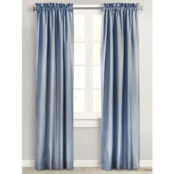 Buy 🌟 Vermont Country Store Insulated Ticking Stripe Rod Pocket Curtains Burgundy ❤️