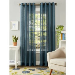 Budget 😍 Vermont Country Store Sheer Linen Grommet Top Curtains Natural ❤️ -Cheap Curtains Store unnamed file 501