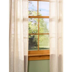 Best Pirce 🛒 Vermont Country Store Sheer Linen Rod Pocket Curtains Natural 😀 -Cheap Curtains Store unnamed file 506