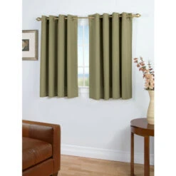 Best reviews of 😍 Vermont Country Store Amelia Grommet Top Short Panel Gray 😍 -Cheap Curtains Store unnamed file 570