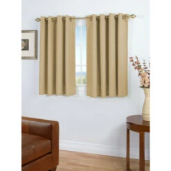 Best reviews of 😍 Vermont Country Store Amelia Grommet Top Short Panel Gray 😍 -Cheap Curtains Store unnamed file 573