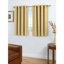 Best reviews of 😍 Vermont Country Store Amelia Grommet Top Short Panel Gray 😍 -Cheap Curtains Store unnamed file 574