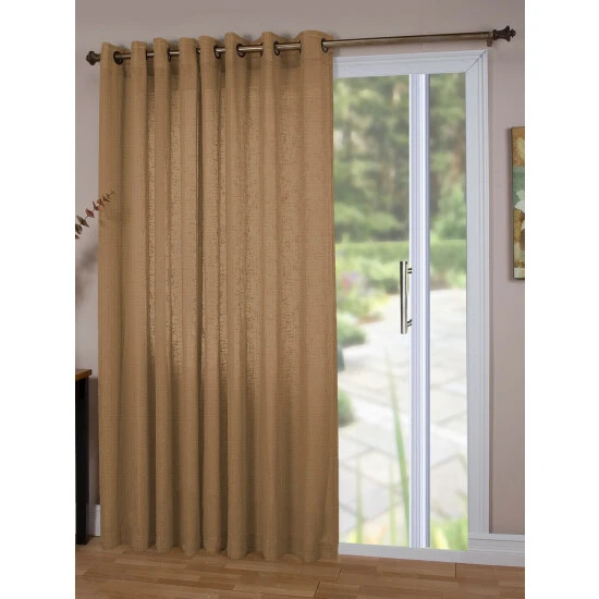 Wholesale ✔️ Vermont Country Store Lined Sheer Linen Grommet Top Patio Panel Toffee ⭐ 1 Wholesale ✔️ Vermont Country Store Lined Sheer Linen Grommet Top Patio Panel Toffee ⭐