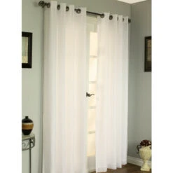 Best deal 😀 Vermont Country Store Privacy Lined Grommet Top Semi-Sheer Panel Ivory 🛒