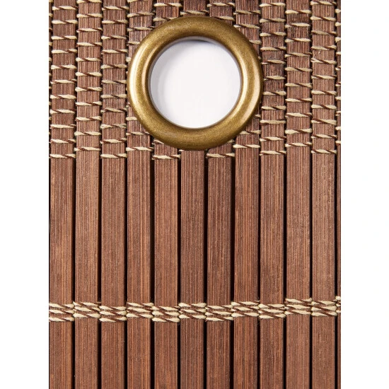 Best Sale ๐ Vermont Country Store Grommet Top Bamboo Panel Walnut ๐ 1 Best Sale ๐ Vermont Country Store Grommet Top Bamboo Panel Walnut ๐