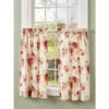 Buy 🎁 Vermont Country Store Brighton Rose Rod Pocket Tiers Red Floral 😀 -Cheap Curtains Store unnamed file 683