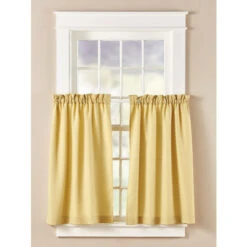 New ✔️ Vermont Country Store Amelia Rod Pocket Tiers Gray ⭐ -Cheap Curtains Store unnamed file 691