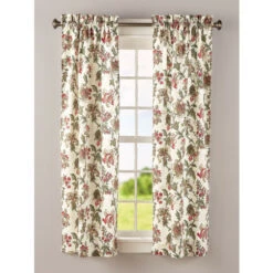 Outlet 🧨 Vermont Country Store Jacobean Garden Rod Pocket Curtains Blue Floral 🧨 -Cheap Curtains Store unnamed file 714
