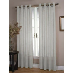 Best reviews of 🎉 Vermont Country Store Lined Sheer Linen Grommet Top Panel Gray 🎁 -Cheap Curtains Store unnamed file 721