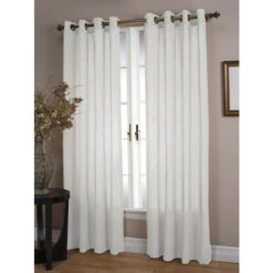 Best reviews of 🎉 Vermont Country Store Lined Sheer Linen Grommet Top Panel Gray 🎁 -Cheap Curtains Store unnamed file 722