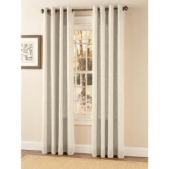 Best reviews of 🎉 Vermont Country Store Lined Sheer Linen Grommet Top Panel Gray 🎁 -Cheap Curtains Store unnamed file 723
