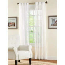 New 👏 Vermont Country Store Pretty Pleats Semi-Sheer Curtains With Back Tabs White 🧨 -Cheap Curtains Store unnamed file 785