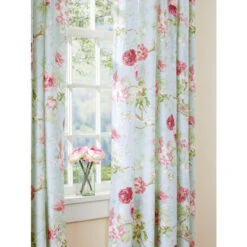 Outlet ✔️ Vermont Country Store Birdsong Blooms Rod Pocket Curtain Panel Lilac 🎉 -Cheap Curtains Store unnamed file 791