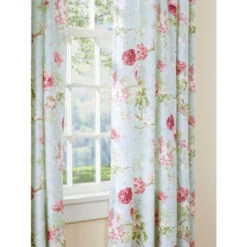 Outlet ✔️ Vermont Country Store Birdsong Blooms Rod Pocket Curtain Panel Lilac 🎉 -Cheap Curtains Store unnamed file 792