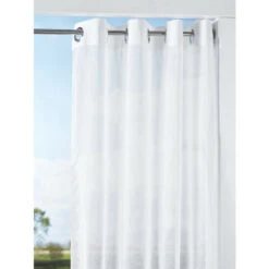 Outlet ✨ Vermont Country Store Light And Lineny Indoor/Outdoor Semi-Sheer Grommet Top Panel White 🥰 -Cheap Curtains Store unnamed file 798