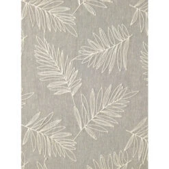 Buy 💯 Vermont Country Store Embroidered Leaves Sheer Rod Pocket Patio Panel With Back Tabs Gray ⌛ -Cheap Curtains Store unnamed file 818
