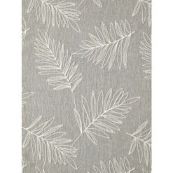 Buy 💯 Vermont Country Store Embroidered Leaves Sheer Rod Pocket Patio Panel With Back Tabs Gray ⌛ -Cheap Curtains Store unnamed file 823