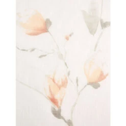 Outlet ⭐ Vermont Country Store Floral Botanical Semi-Sheer Grommet Top Panel Yellow ⭐