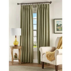 Budget 🔔 Vermont Country Store Insulated Lined 48 Inch Pinch Pleat Curtains White ⭐ -Cheap Curtains Store unnamed file 859