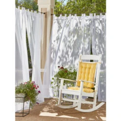 Discount 🔥 Vermont Country Store Sunny Days Indoor/Outdoor Tab Top Panel Ivory 👏 -Cheap Curtains Store unnamed file 871